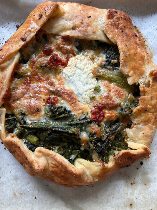 Broccoli Rabe & Fresh Mozzarella Crostata (MARKET PICKUP ONLY)