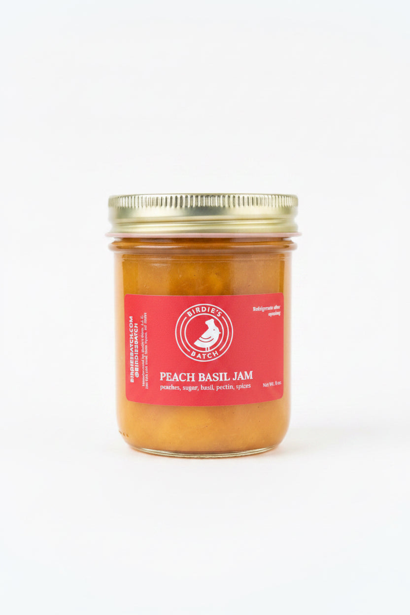 Peach Basil Jam