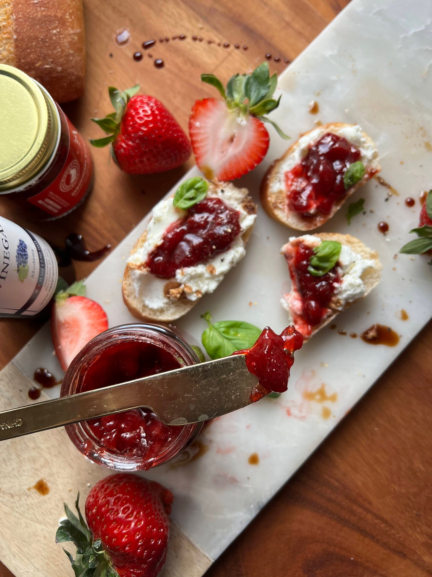 Strawberry Balsamic Jam, 4 oz.