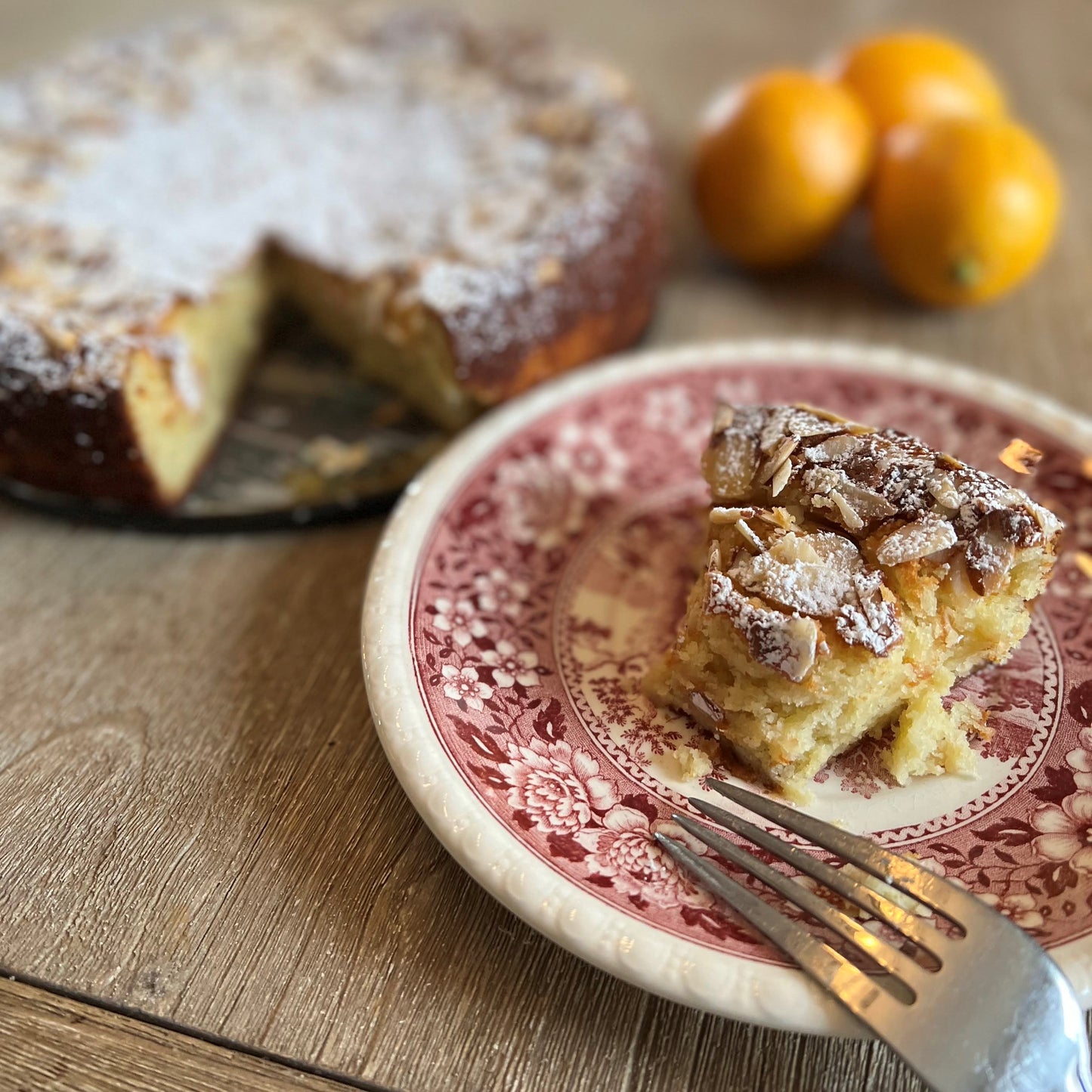 Meyer-Lemon Ricotta-Almond Cake